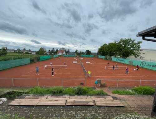 Tennisplätze der SG Hohensachsen richtig belebt